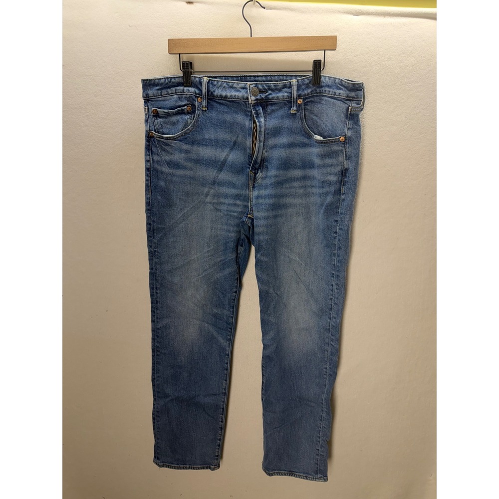 American Eagle Jeans Mens 36x32 Blue Athletic Straight Airflex+ 3586
